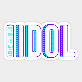 IDOL BTS Sticker